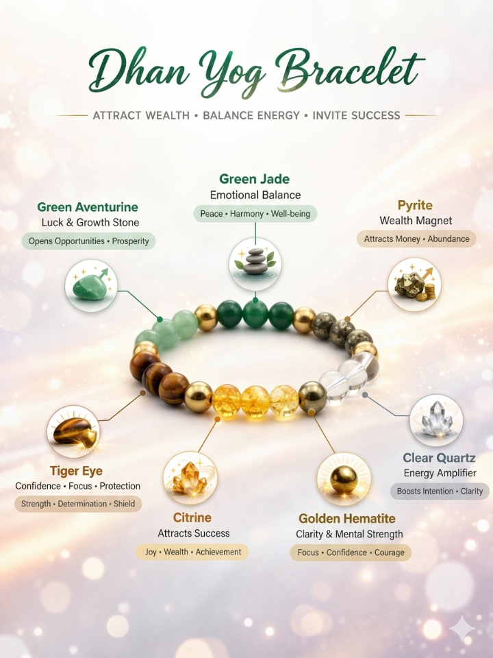 Multi-Stone Chakra Healing Bracelet