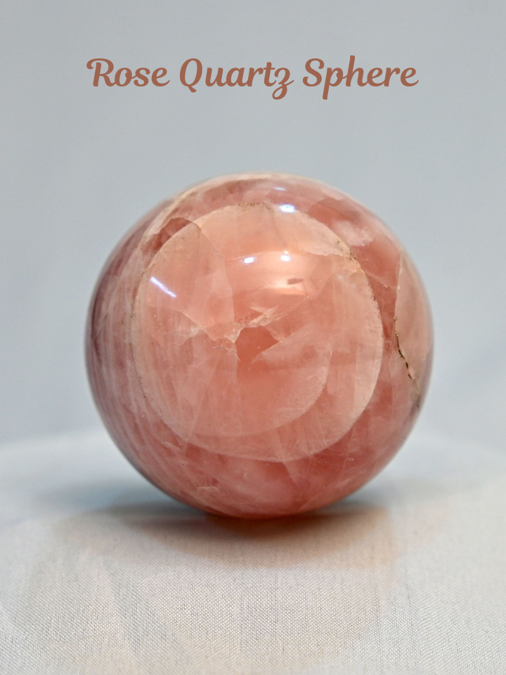 Rose Quartz Crystal Sphere